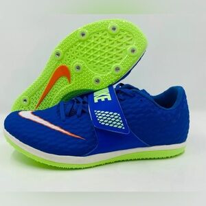 Nike High Jump Elite Track & Field Jumping Spikes Cleats 806561-400 Mens Sz 9